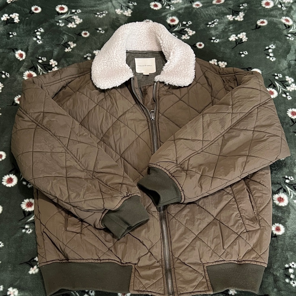 Thread & Supply Moss Green Women’s Jacket